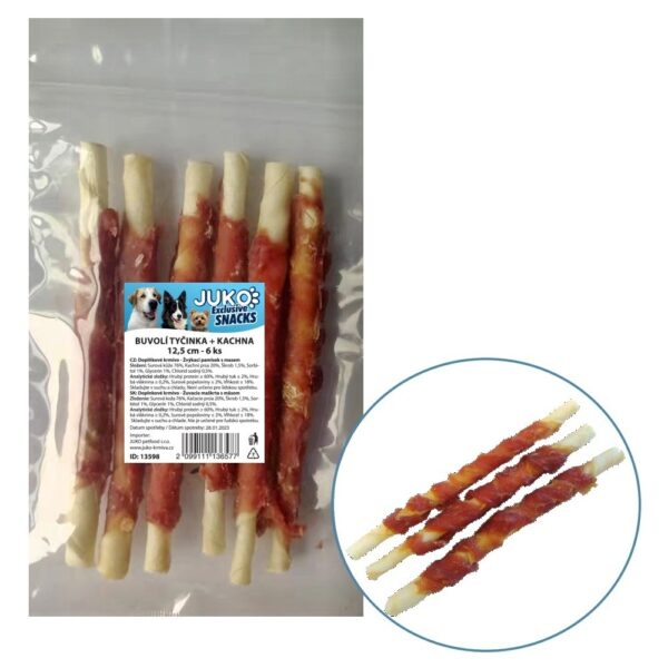 bastoane piele alba rata 6 bucpac 125 cm