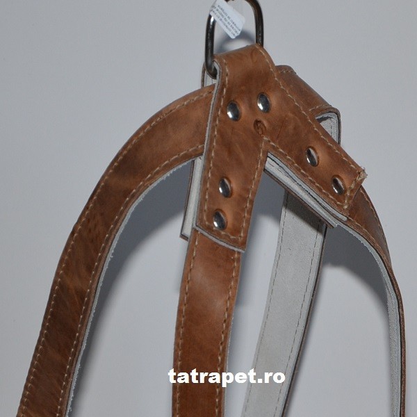 ham din piele groasa nr 5 culoare maro