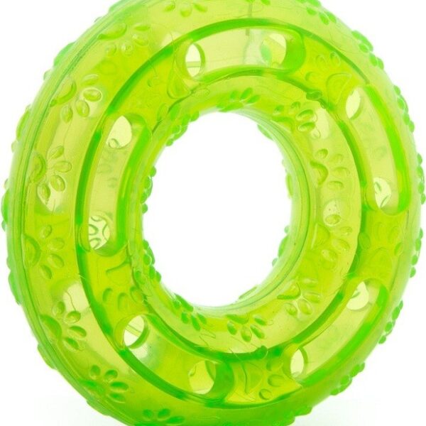 Jucarie cerc TPR dental green 12 cm