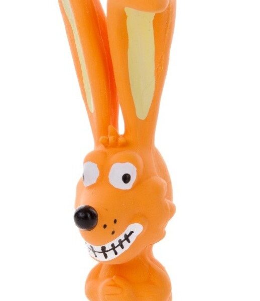 Jucarie iepure latex orange 17 cm