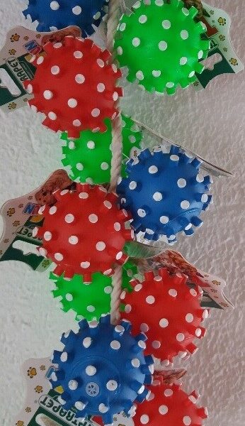 Jucarie minge arici ø 7 cm/8 buc/franghie