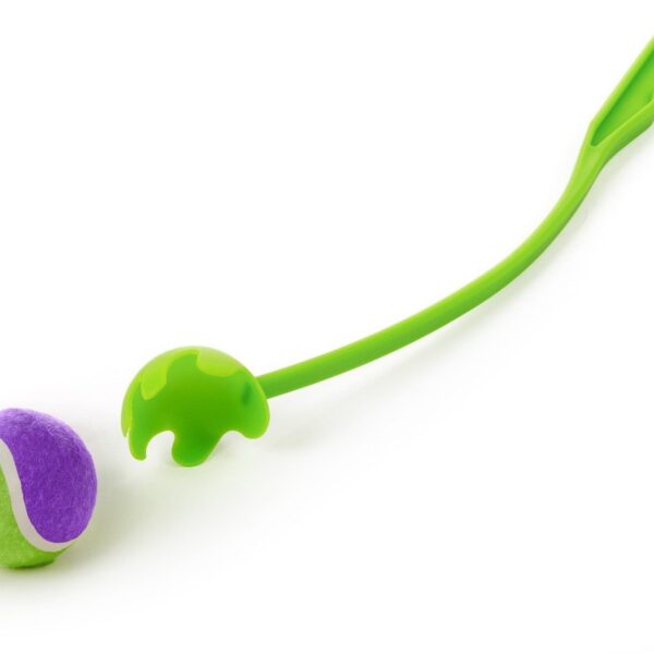 jucarie minge tenis cu lansator 50 cm