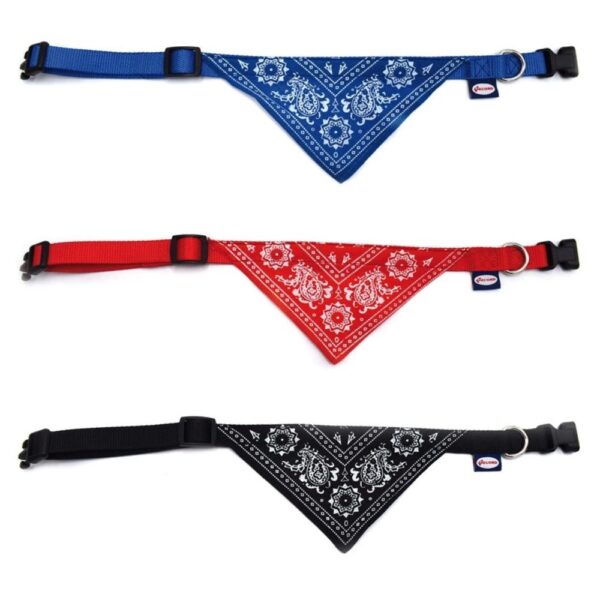 zgarda textila cu esarfa lungime latime 27x40x1 cm