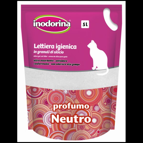 Asternut igienic silicat  Inodorina 5 L/2,15 kg