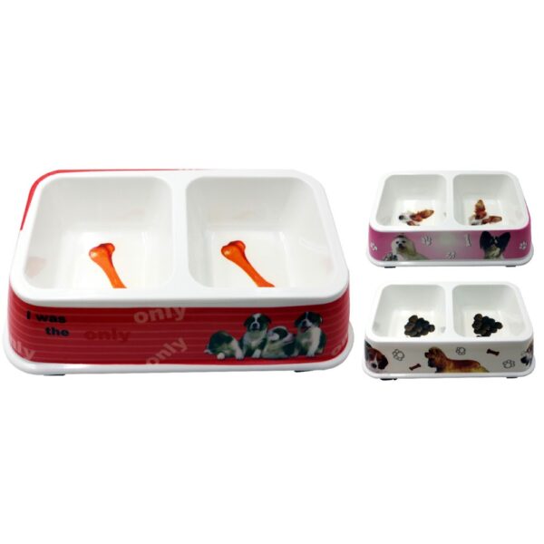 castron dublu melamina pt pisicute 2 x 025 litri 1