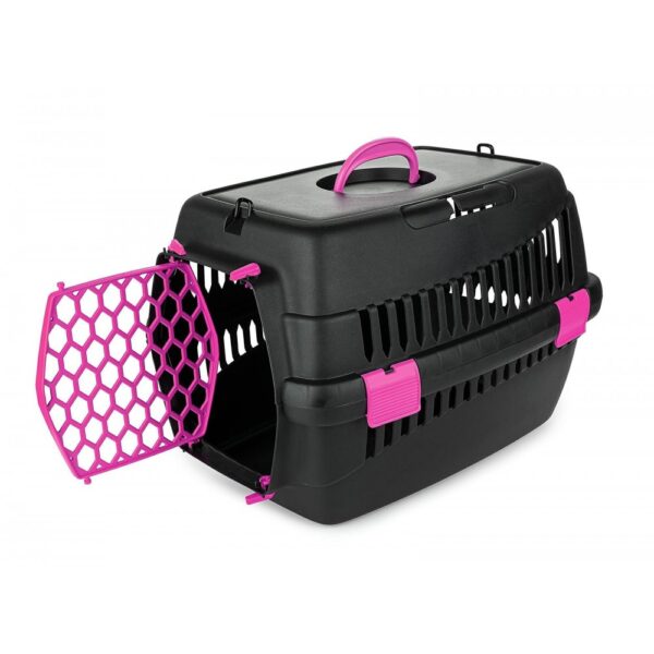 Cusca de transport Teddy Pink  50/33/33 cm