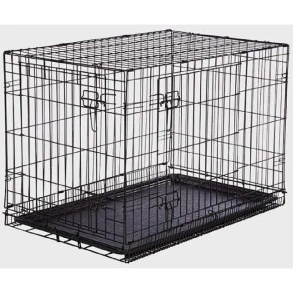 Cusca metalica cu tava pvc 47 x 30 x 36 cm