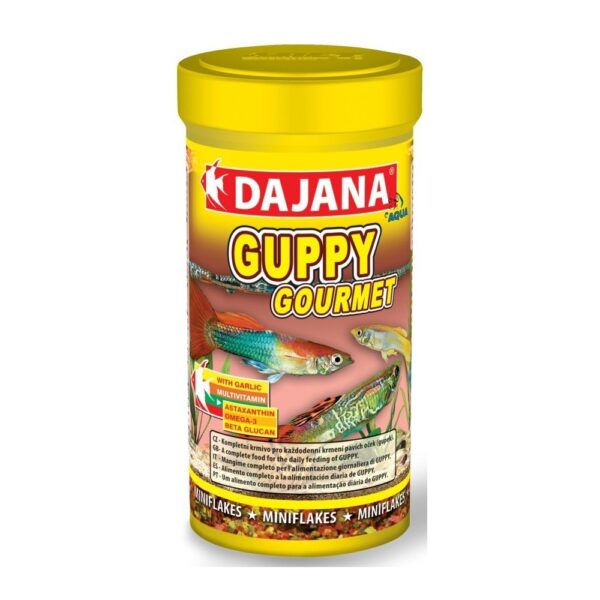 Dajana Guppy Gourmet mini fulgi 100 ml