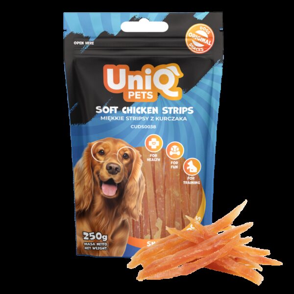 fasii pui strips uniq 250 g
