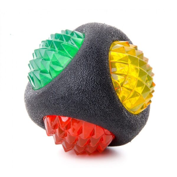 jucarie minge hard luminoasa 8 cm 1