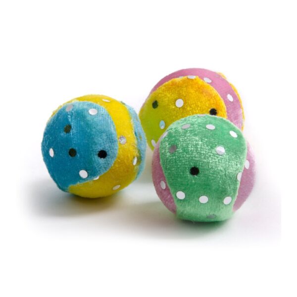 Jucarie minge pt pisicute Ø 4 cm/3 buc