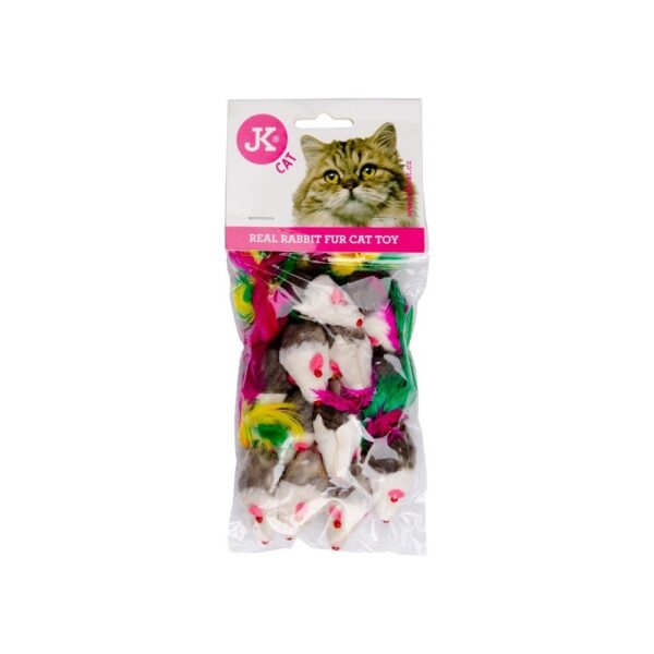 jucarie pt pisica soricel color 12 buc 1