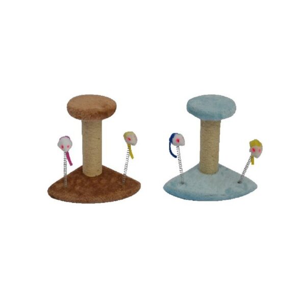 Jucarie sisal albastru & maro 17/17/20 cm