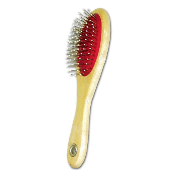perie cu maner lemn 19 x 5 cm