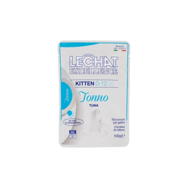 Plicuri pt pisici (0-12 luni)  Lechat cu ton 100 g