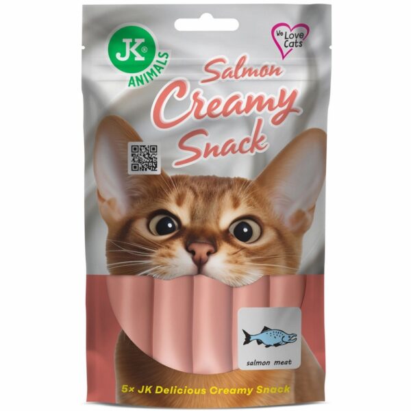 recompensa pisici crema de somon 5 x 15 g