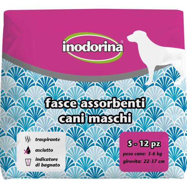 Scutece caini masculi 3/6 kg - 12 buc S
