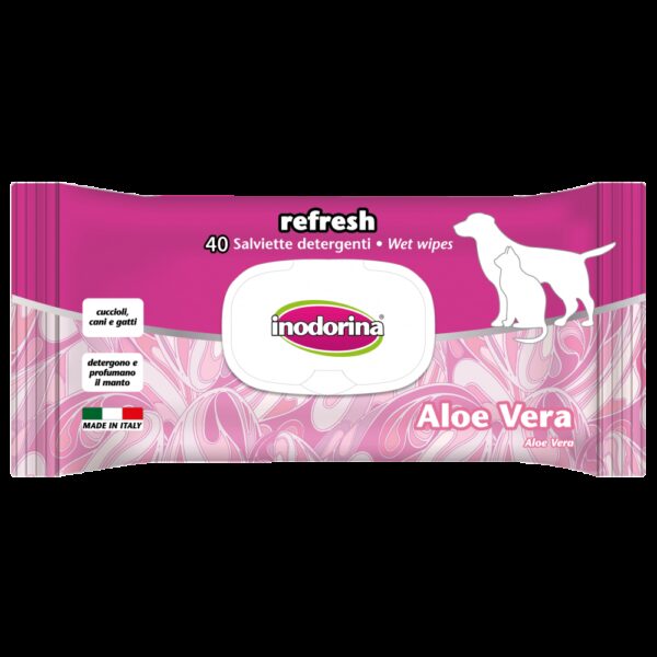 Servetele umede & Aloe vera Inodorina 40 buc