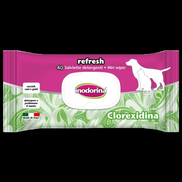 Servetele umede & Clorhexidina Inodorina 40 buc