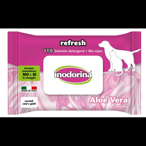 Servetele umede Inodorina Aloe vera 110 buc
