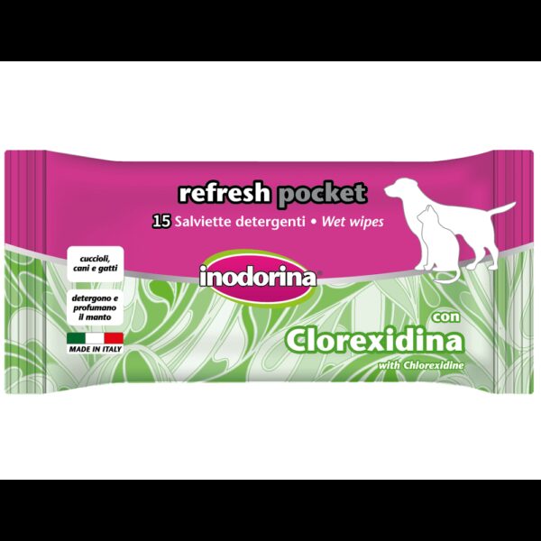 Servetele umede Inodorina Clorhrexidina 15 buc