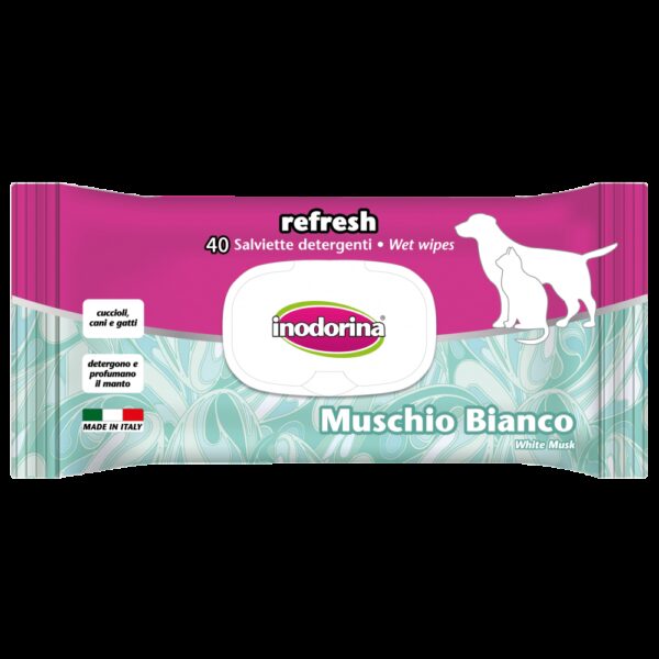 servetele umede muschio bianco inodorina 40 buc