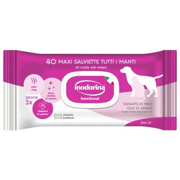 servetele umede vanilie inodorina 40 buc