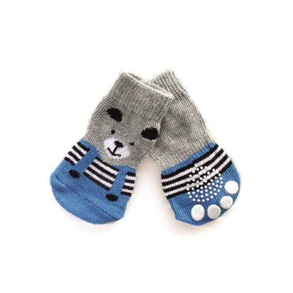 sosete antialunecare blue bear 4 buc l