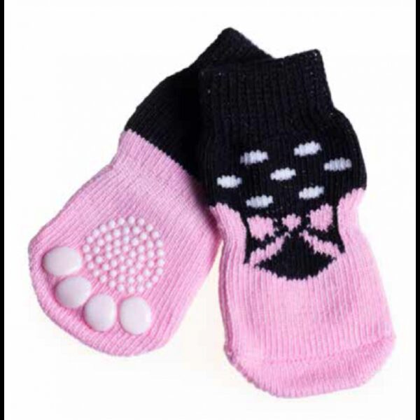 sosete antialunecare pink 4 buc m