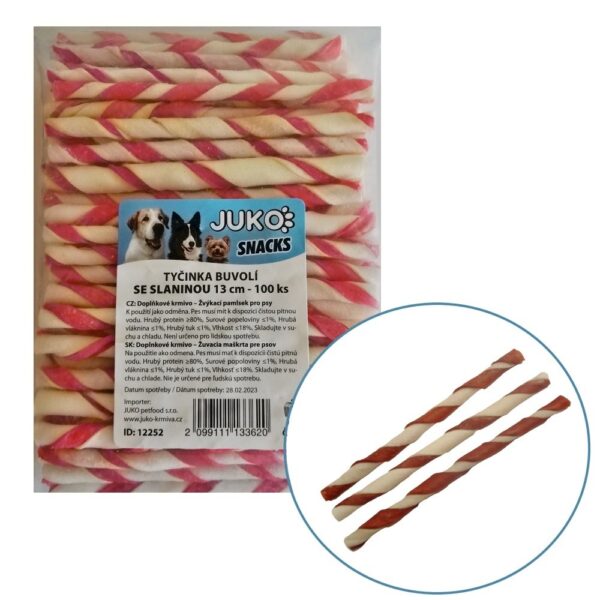 twistere calciu bacon 100 buc