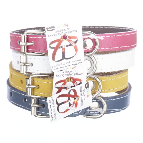 zgarda piele 15 cm35 cm nr 1 mix color