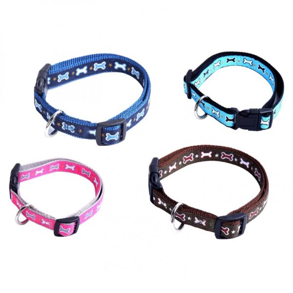 zgarda textila cu oscioare 10 mm30 cm color